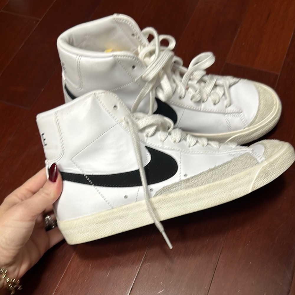 Nike White High-Top Sneakers